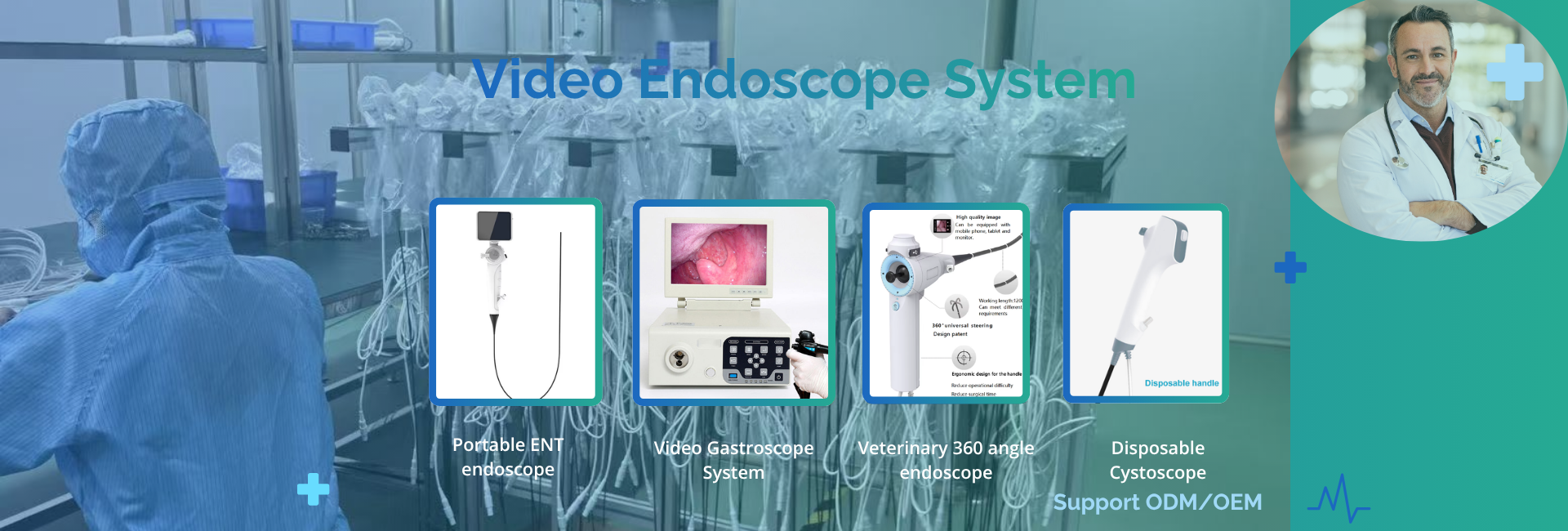 Video endoscope system product banner