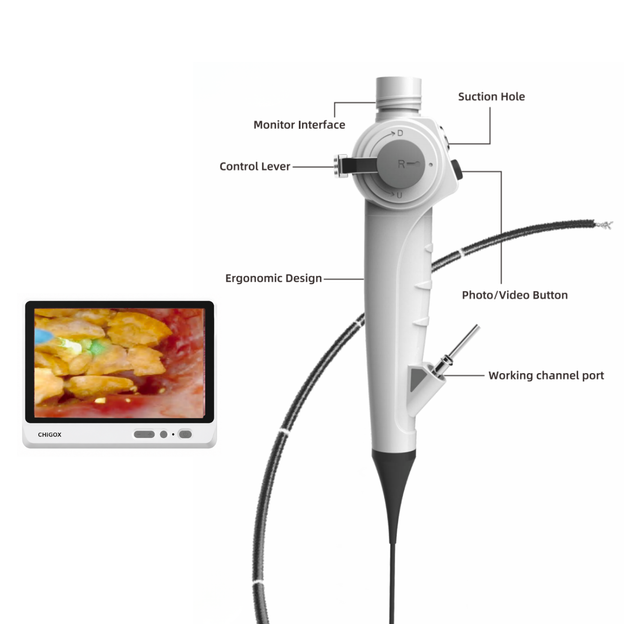CGU-750R Series Reusable Flexible Ureteroscope